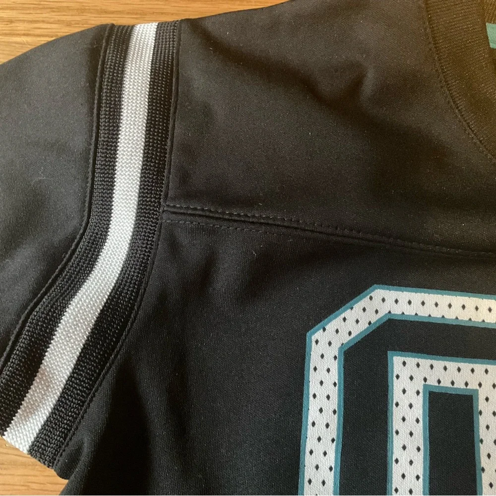 Old Navy Black Kids Graphic Long Sleeve Jersey Shirt with Number 08 Design.